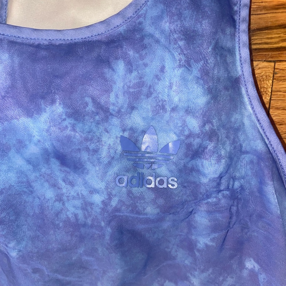 ADIDAS tank MIDI long blue dress - Picture 8 of 11